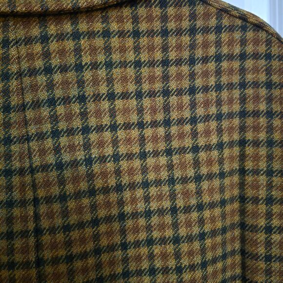 Vintage Pendleton Plaid Wool Coat L/XL - Picture 4 of 4